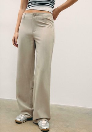 STRAIGHT-LEG SMART - Hlače - stone