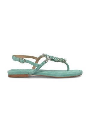 Teensandalen - verde oliva jaspeado