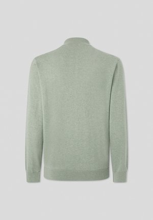 Façonnable HALF ZIP - Maglione - grey olive green