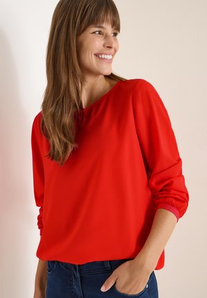 IN UNIFARBE - Langarmshirt - orange