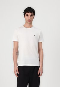 Tommy Jeans SLIM TEE 2 PACK - Basic T-shirt - ecru/blue moment