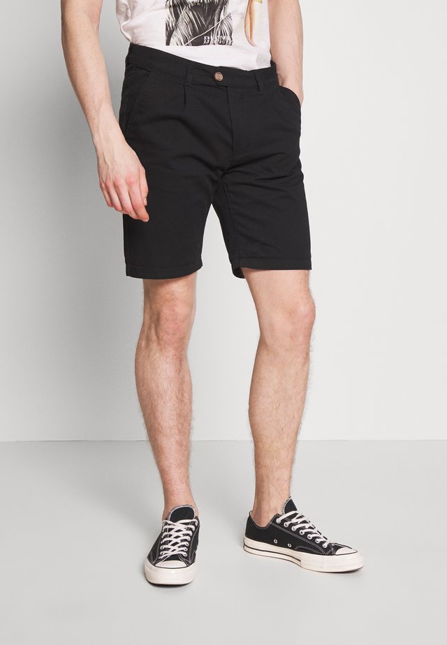 MENS BASIC CHINO - Shorts - black