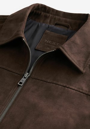 Next REGULAR FIT - Kunstlederjacke - brown