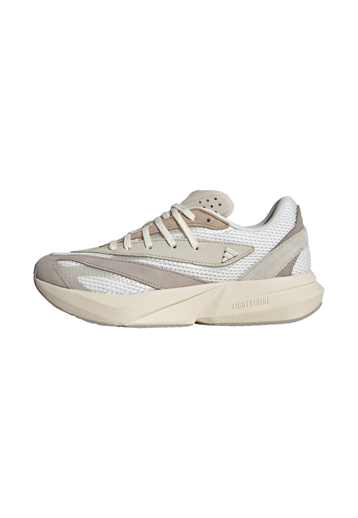 adidas LIGHTSTRIDE - Trainers - off white light brown frozen lemon