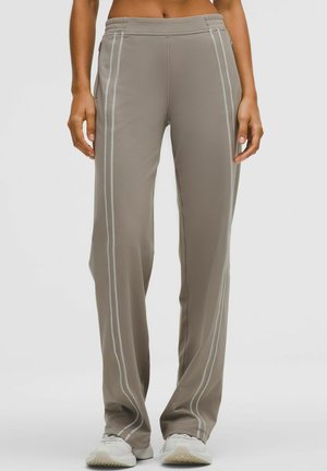 DEFINE MID-RISE TRACK LUON™ - Pantaloni - warm ash/grey/white