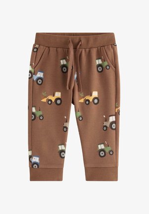 Lindex, LINDEX JOGGERS WITH BRUSHED INSIDE LINDEX UNISEX - Træningsbukser - brown