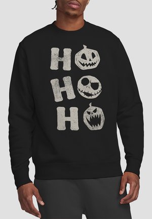 NIGHTMARE BEFORE CHRISTMAS HO HO HO JACK - Sweatshirt - black