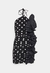 Pinko ATTIVAZIONE ABITO GEORGETTE - Cocktail φόρεμα / Φόρεμα για πάρτι - black/white