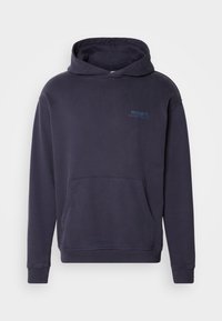 PRINT - Sweat à capuche - true navy