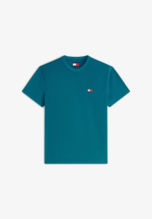Tommy Jeans, BADGE TEE - Lihtne T-särk - polar teal
