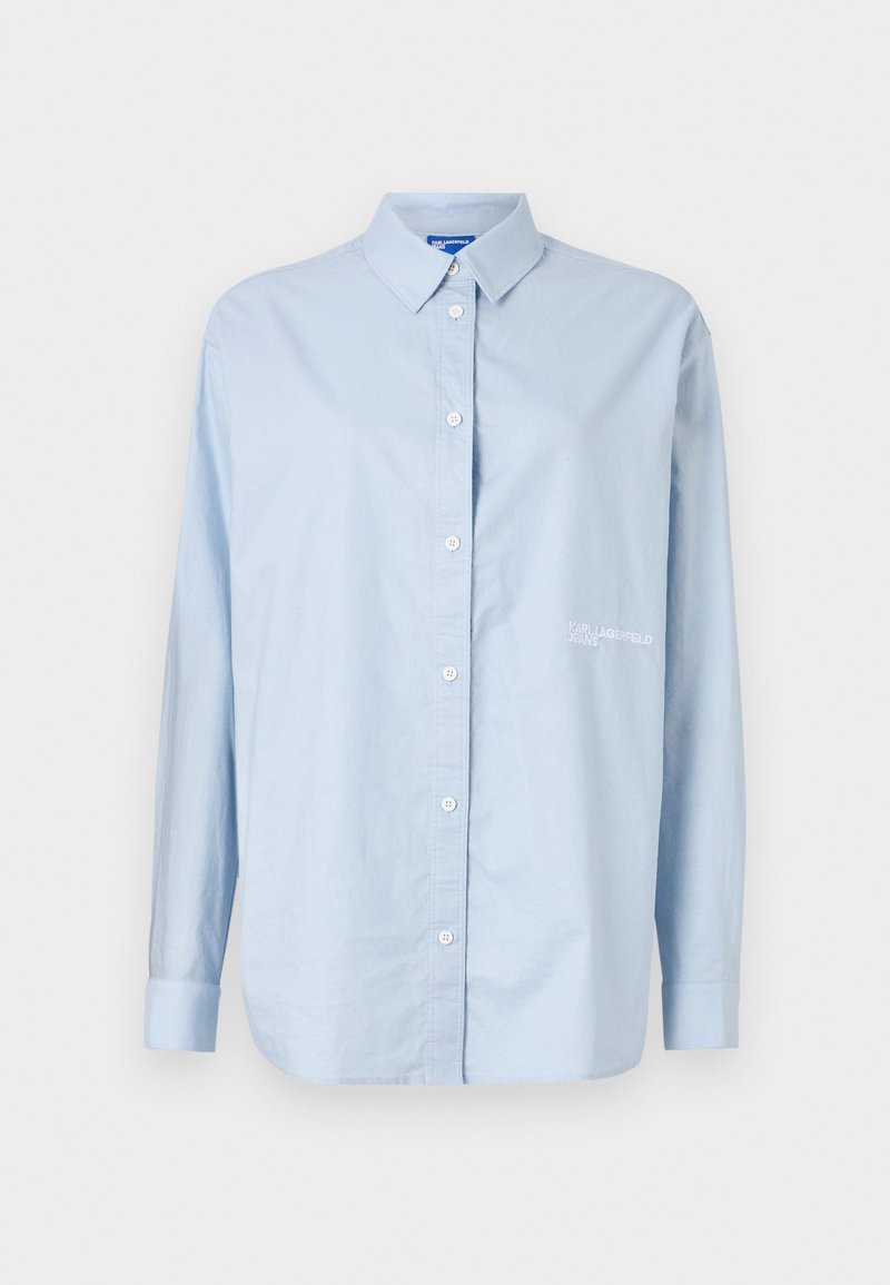 Karl Lagerfeld Jeans Overhemdblouse lichtblauw Karl Lagerfeld Jeans Overhemdblouse lichtblauw