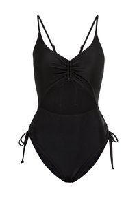 LSCN BY LASCANA MIT RAFFUNG CUT-OUT - Uimapuku - black
