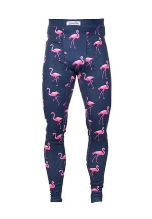 Caleçon long - navy flamingo