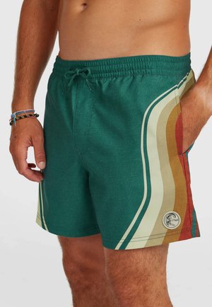 O'RIGINALS LONGBOARD 15" - Kopalne kratke hlače - green originals sideburns