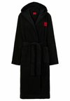 HOODED GOWN - Badjas - black one
