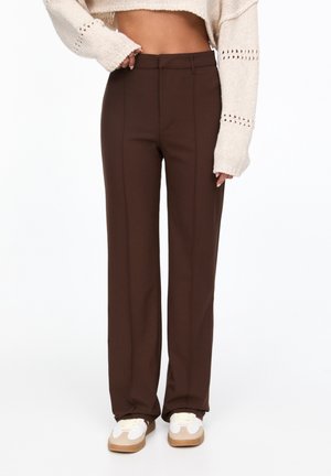 PULL&BEAR Pantalon classique - light brown