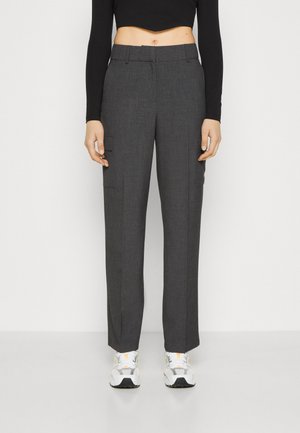ONLY ONLENYA PANT - Παντελόνι cargo - dark grey melange