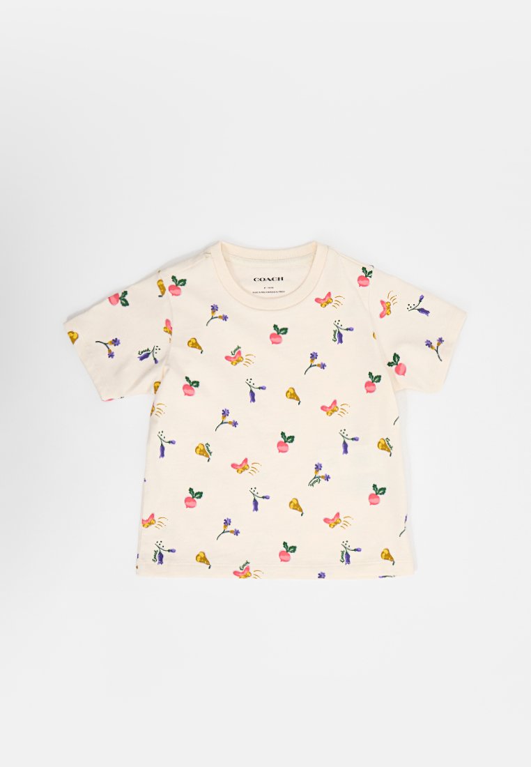 Coach T-shirt print crème