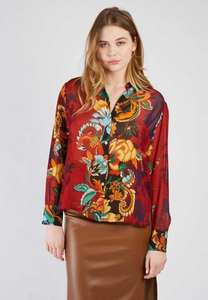 Camicia - cognac