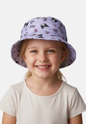 Hello Kitty, HELLO KITTY KUROMI FISCHERHUT BUCKET HAT SONNENHUT ANGLERHUT - Hat - lila