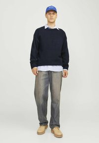 Jack & Jones JOROLLIE CREW NECK - Jersey de punto - sky captain