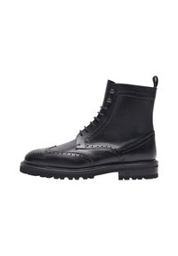Henry Stevens Bottines à lacets - schwarz