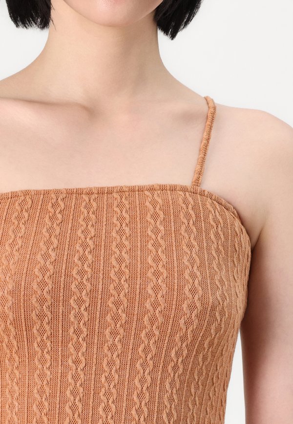 CAMI BODYCON MINI DRESS - Day dress - tan3