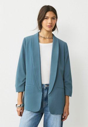 RUCHED SLEEVE BLAZER TALL - Palton scurt - blue