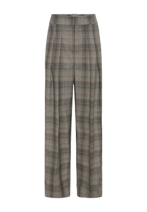 InWear, CHECKIEIW BARREL PANT - Nohavice - brown fall check