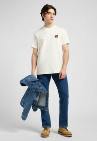 Lee SHORT SLEEVE GRAPHIC - Camiseta estampada - ecru