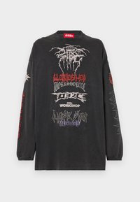 TELEPRESENCE OVERSIZED LONG SLEEVE UNISEX - T-shirt à manches longues - faded black