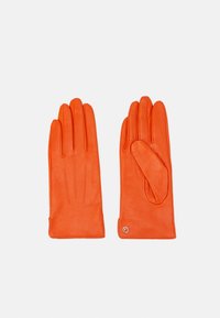 Unselected, vermillion orange