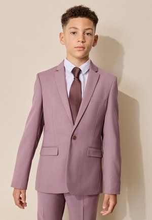 Next, REGULAR FIT - NAVY CHECK SKINNY FIT SUIT JACKET . - Giacca - mauve purple