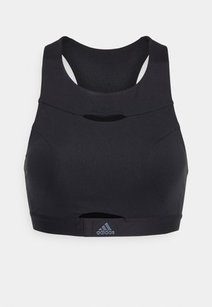 adidas Performance, Športová podprsenka so strednou podporou - black