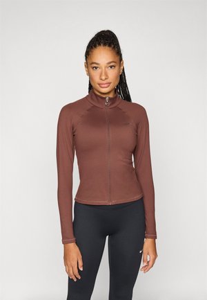 FITTED  - Bluză de trening - light chocolate