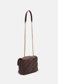 Pinko LOVE PUFF CLASSIC - Schoudertas - cioccolato amaro/antique gold
