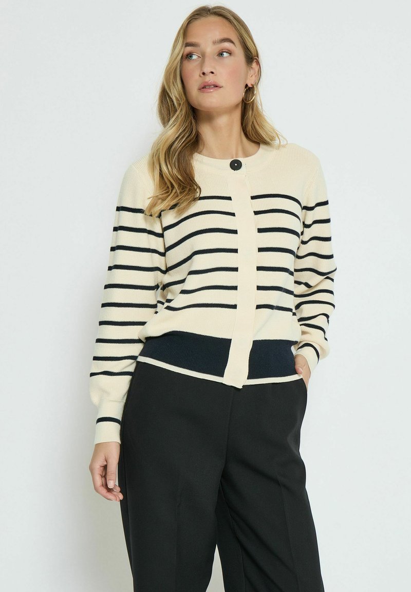 PEPPERCORN SARA ROUND NECK - Jopica - navy stripe