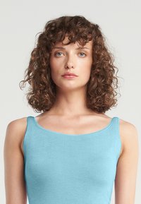Wolford JAMAIKA SINGLET - Linne - light aquamarine