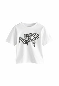 Unselected, white black graffiti