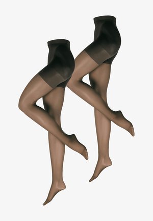 2-Pack  - Tights - schwarz