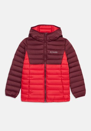 Columbia POWDER LITE HOODED JACKET UNISEX - Übergangsjacke - mountain red/rich wine