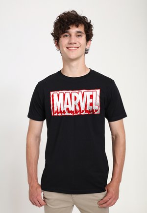 Marvel MARVEL DRIP OUTLINE - Triko s potiskem - black