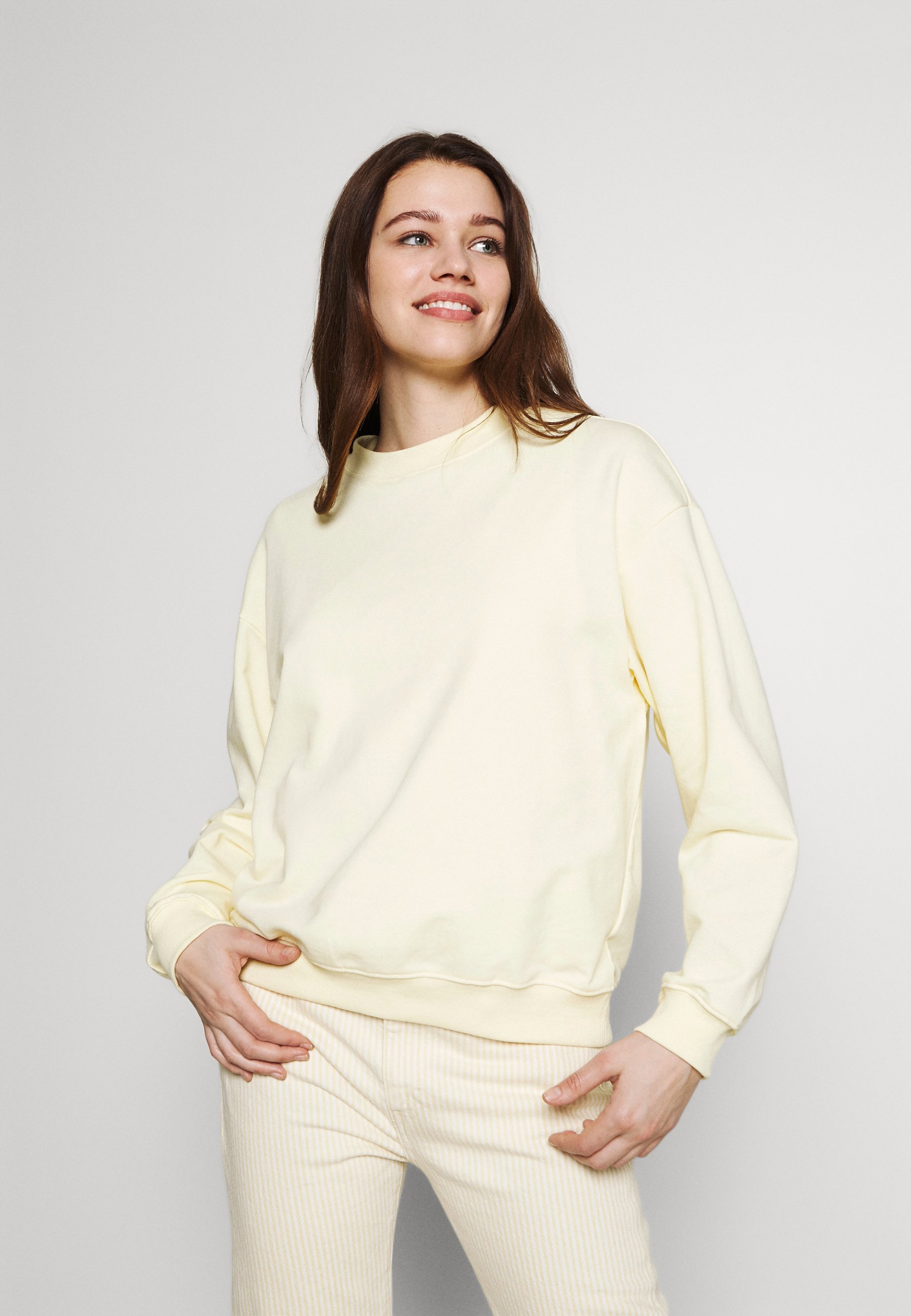 solid white sweatshirt