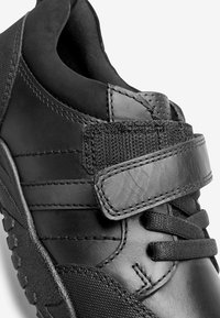 Next Extra Wide Fit Elastic Lace Shoes - Ležerna obuća s vezicama - black