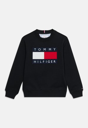 Tommy Hilfiger, HERITAGE FLAG UNISEX - Felpa - black