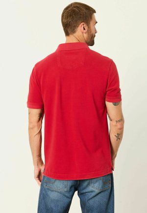 FatFace, TALL FIT - SHORT SLEEVE PIQUE POLO SHIRT - Polo - cherry red