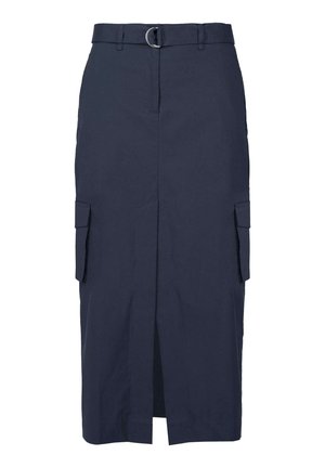 Gonna a tubino - navy blue
