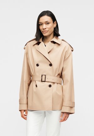 Tommy Hilfiger WATER REPELLENT RELAXED SHORT TRENCH COAT - Mantel - beige
