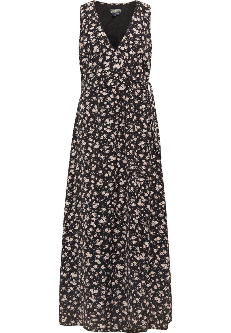 dreimaster Maxi-jurk zwart