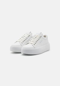 Calvin Klein BUBBLE CUPSOLE LACE UP - Sportbačiai - white/silver
